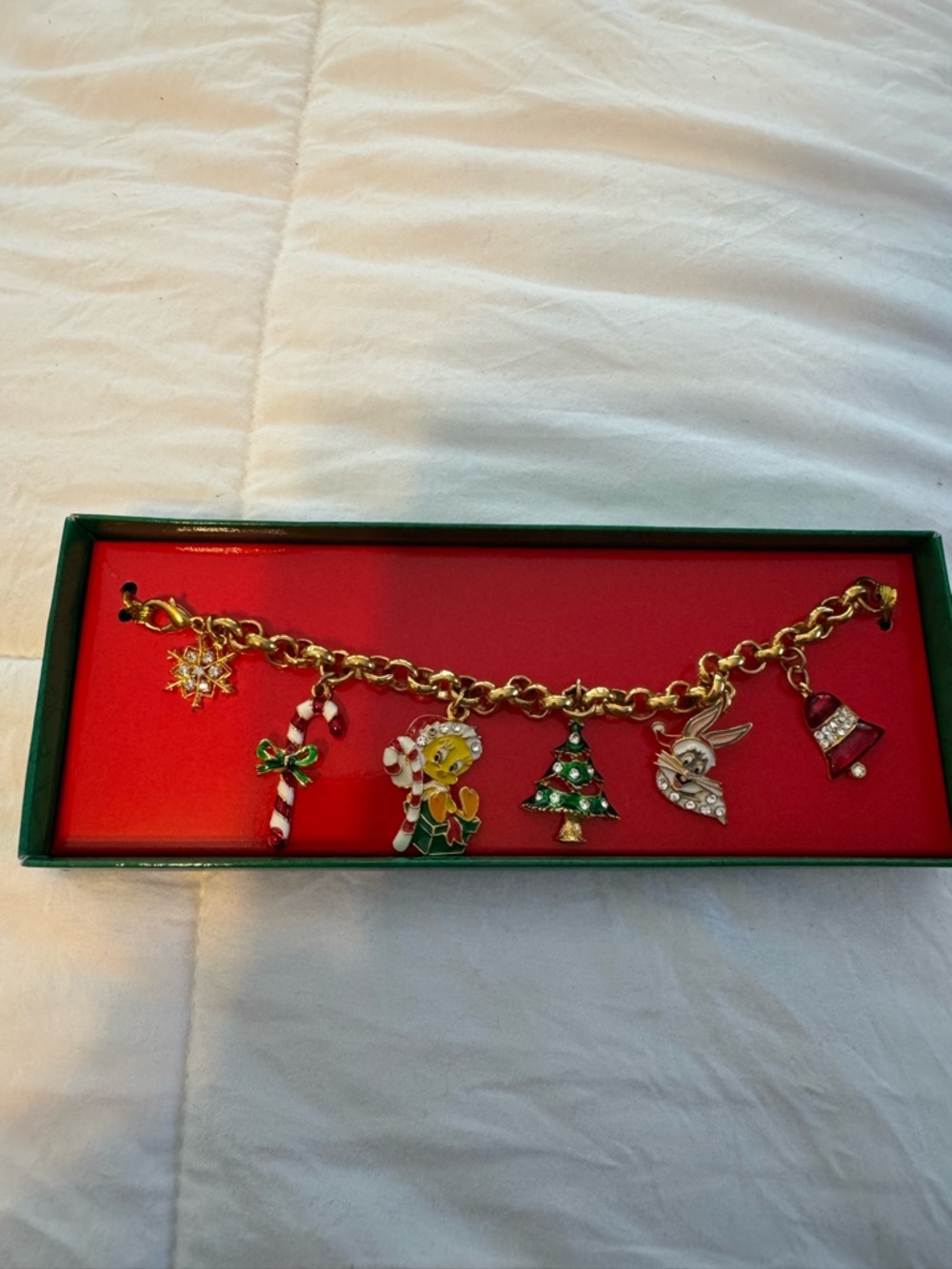 Warner Bros. Brand New Vintage Christmas Bracelet